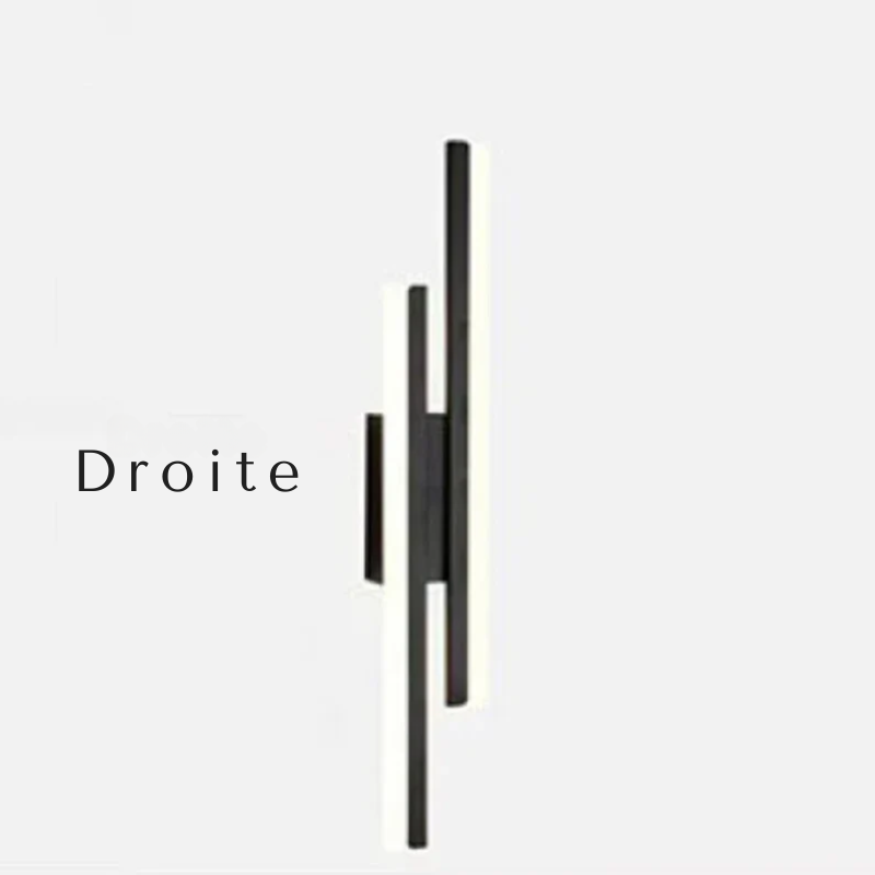 Applique murale LED design noir