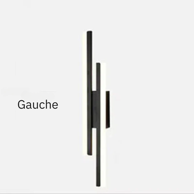 Applique murale LED design noir