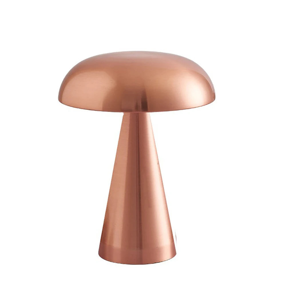 Lampe de bureau champignon LED Or Rose