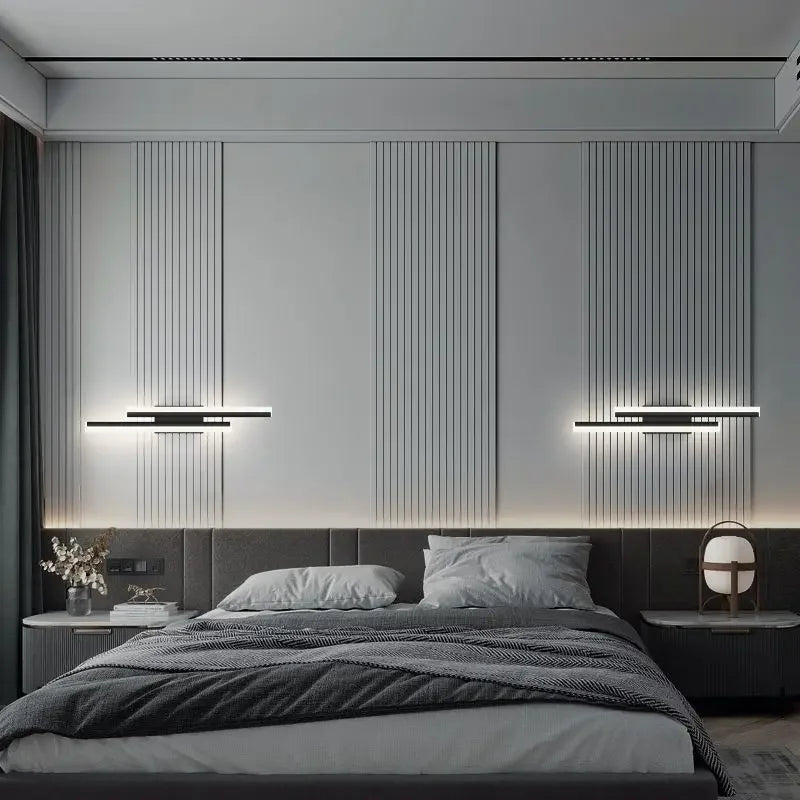 Applique murale LED design noir