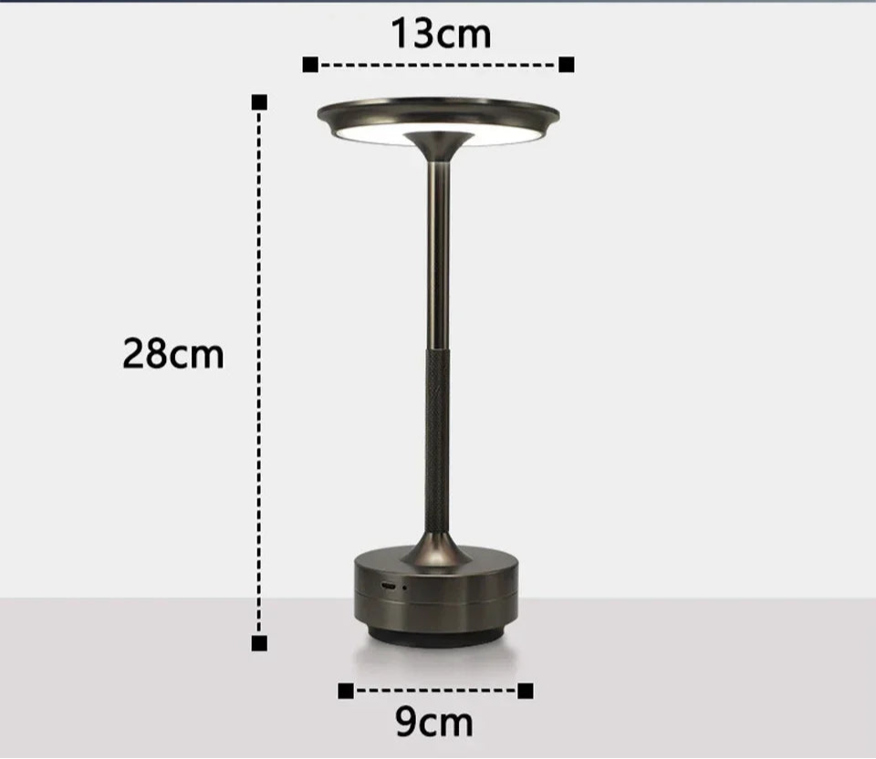 Lampe de table LED rechargeable