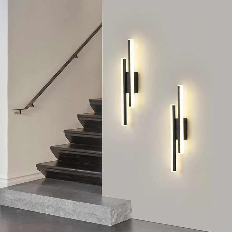 Applique murale LED design noir