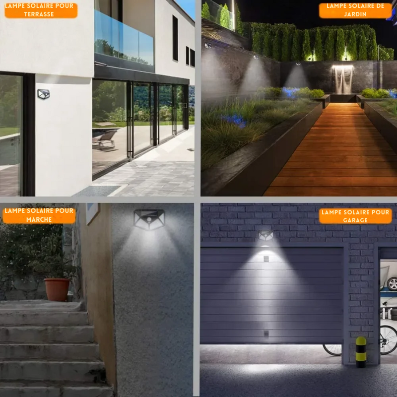 Applique solaire LED moderne étanche