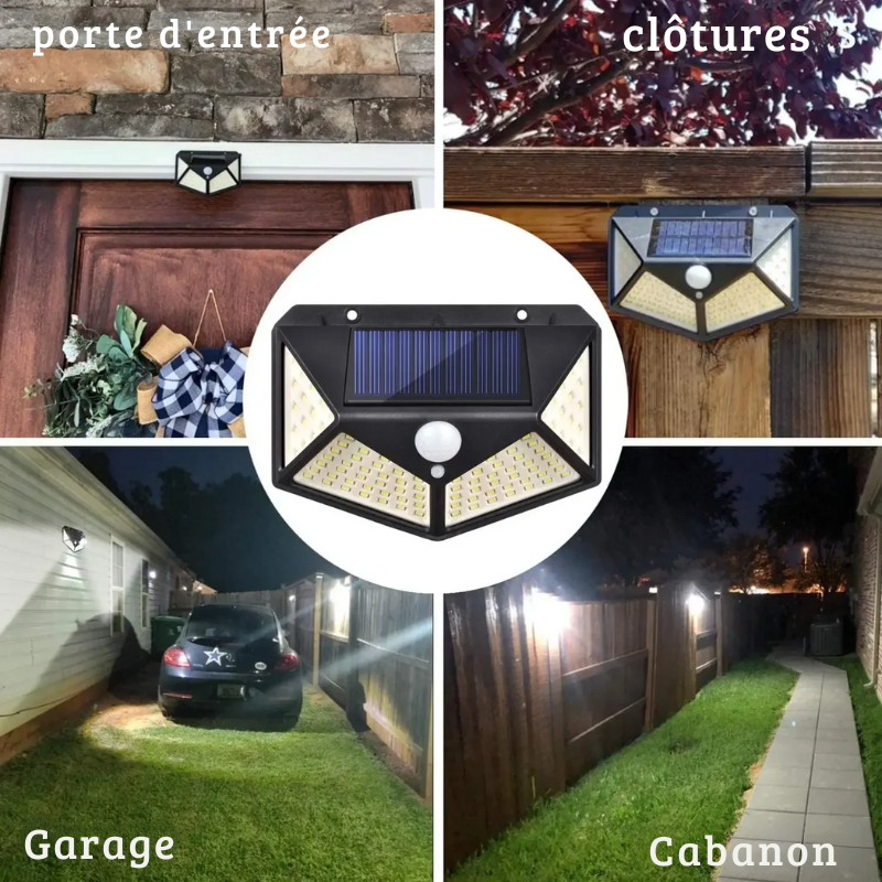 Applique solaire LED moderne étanche