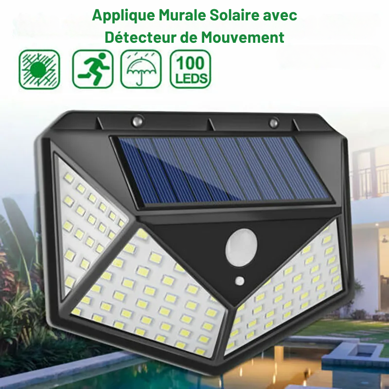 Applique solaire LED moderne étanche