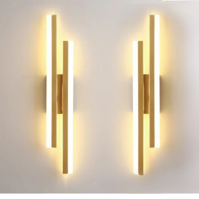 Modern LED Wall Light for Living Room Stairs Bedroom Corridor Wall Sconces Lamp Home Interior Decoration Lighting Fixture