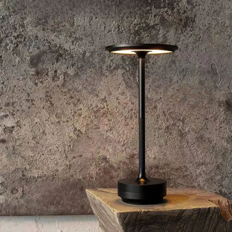 Rechargeable Wireless Table Lamp for Bedroom, Rechargeable, Touch Lamp, Camping Candle, Creative, USB-C, Desk Lamp