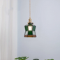 Suspension vintage en treillis nordique