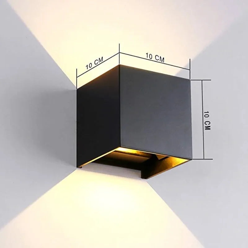 Applique LED Extérieure  Noire