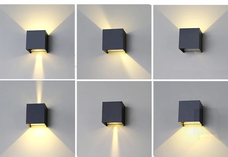 Applique LED différentes orientations lumineuse