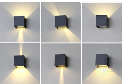 Applique LED différentes orientations lumineuse