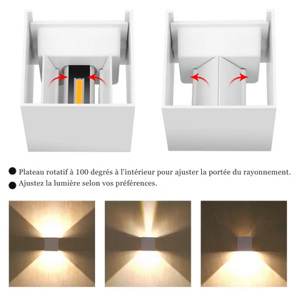 Applique murale LED IP65 éclairage d'extérieur