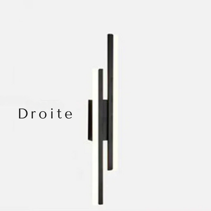 Applique murale LED design noir