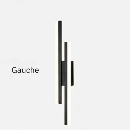 Applique murale LED design noir