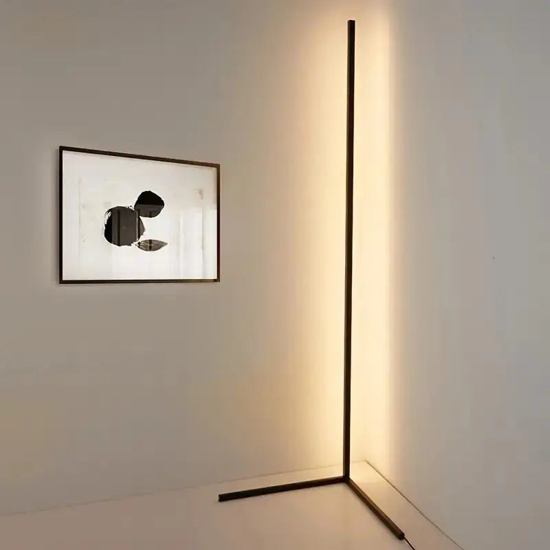 Lampadaire d'angle LED RGB