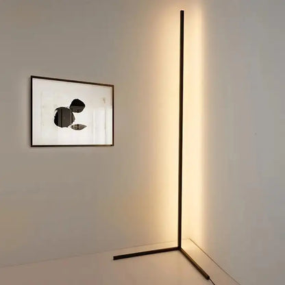 Lampadaire d'angle LED RGB