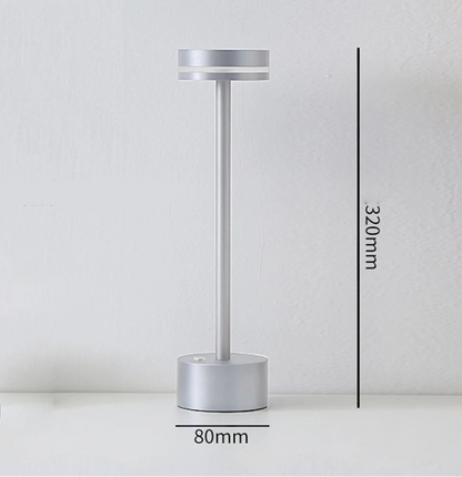 Lampe de bureau champignon LED Moderne Design Argenté