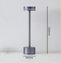 Lampe de bureau champignon LED Moderne Design Grise