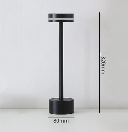 Lampe de bureau champignon LED Moderne Design Noire