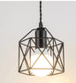 Lustre Fer Design Noir