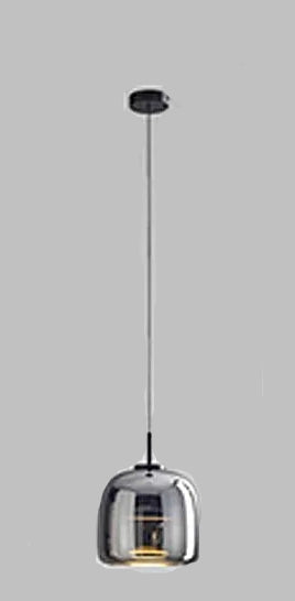 Suspension Moderne en Verre LED Gris