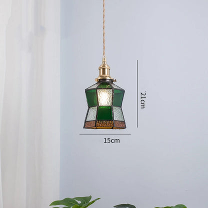 Suspension vintage en treillis nordique