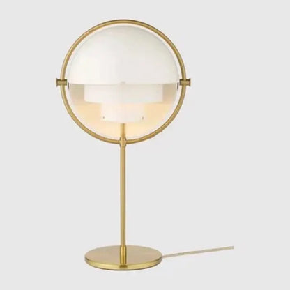 Lampe à poser en métal lumière chaude