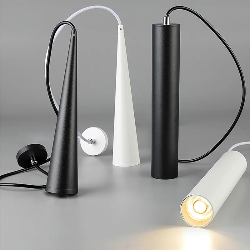 Suspension LED Conique Blanc