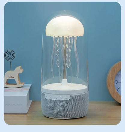 Lampe méduse LED enceinte Bluetooth