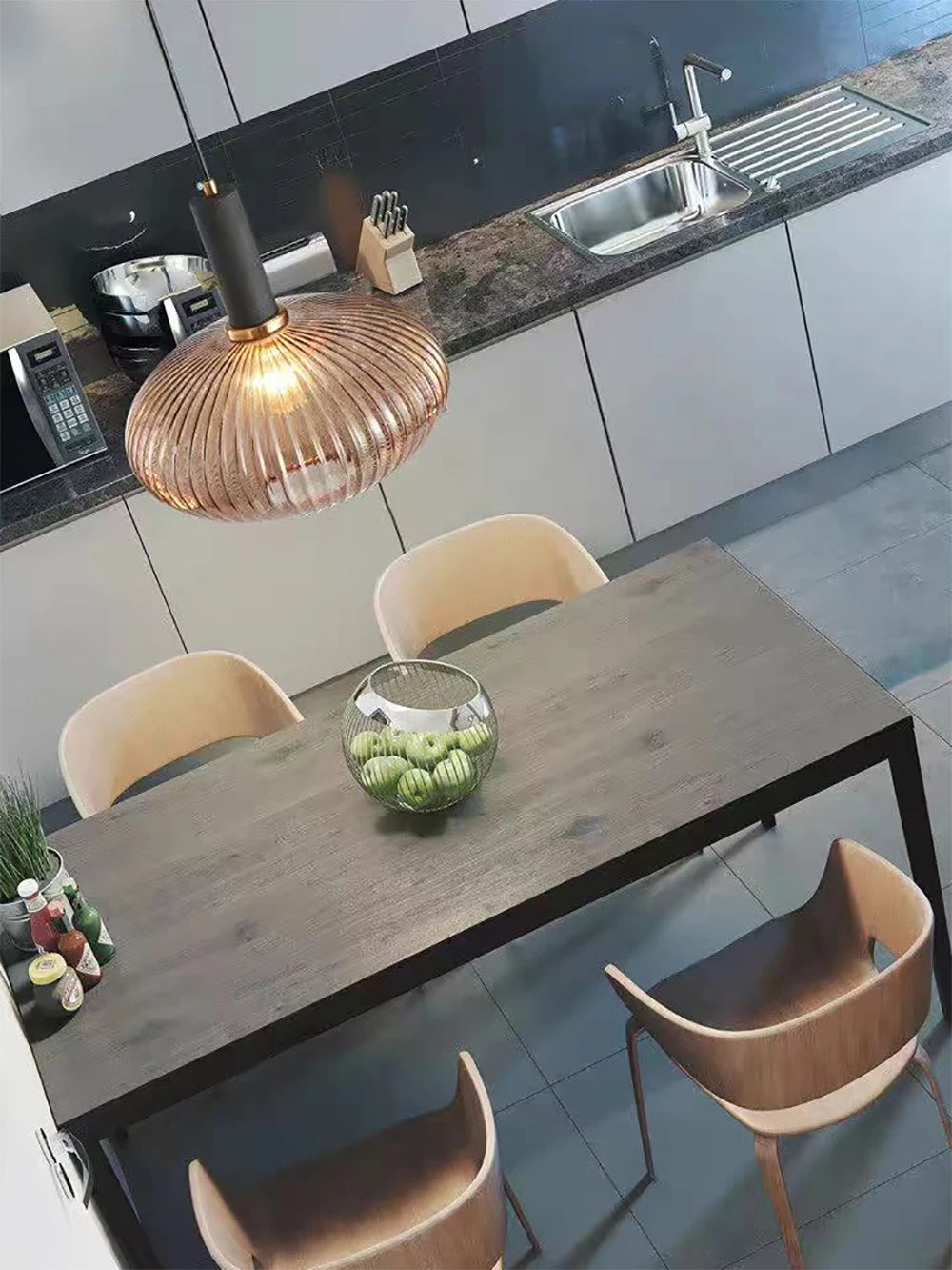 Lustre Rétro Sphère LED