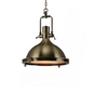 Suspension industrielle rétro bronze