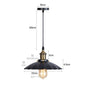 Suspension loft noire rétro ampoule LED E-27