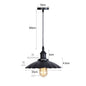 Suspension noire métal style industriel vintage