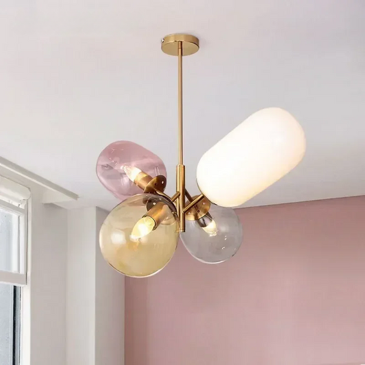 Suspension nordique boule de verre