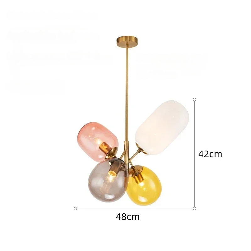 Suspension nordique boule de verre