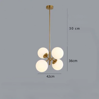 Suspension nordique boule de verre