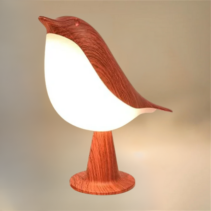 Veilleuse LED oiseau avec diffuseur d'huiles essentielles Veilleuse LED Bois Foncé