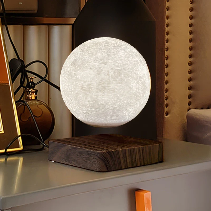 Veilleuse Lune LED volante moderne et design