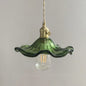 Lustre traditionnel coupelle en verre