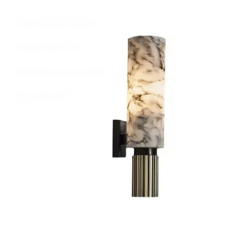 Applique torche en marbre